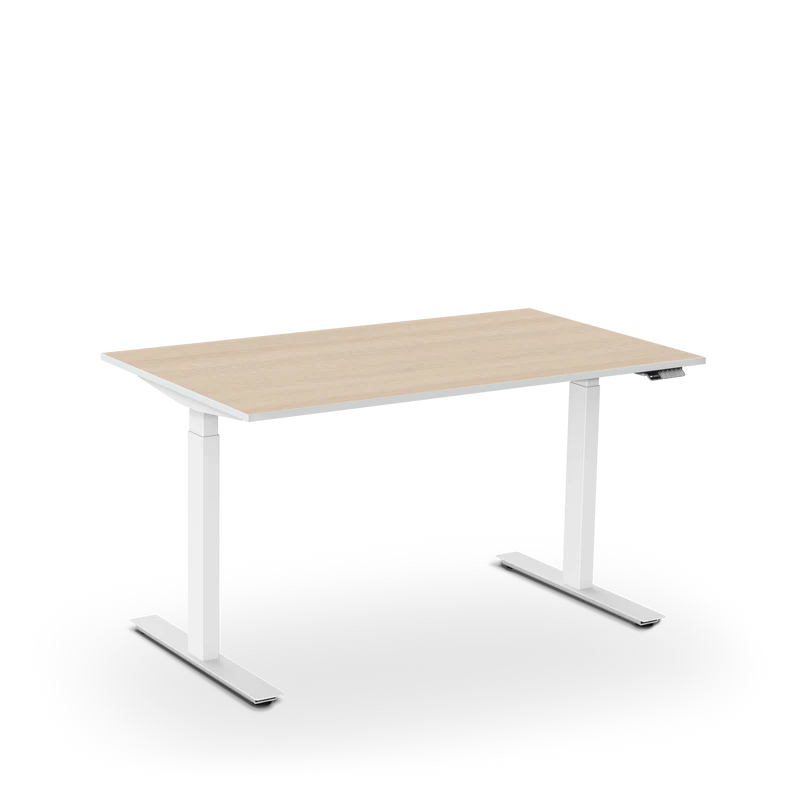 Aeris Active Desk, Holzoptik Eiche, 140x80 cm