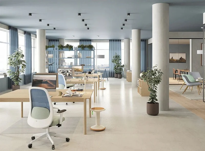 Interstuhl HEJ Netzrücken mit Flextech (HJ 266) - Weiss | Mint
