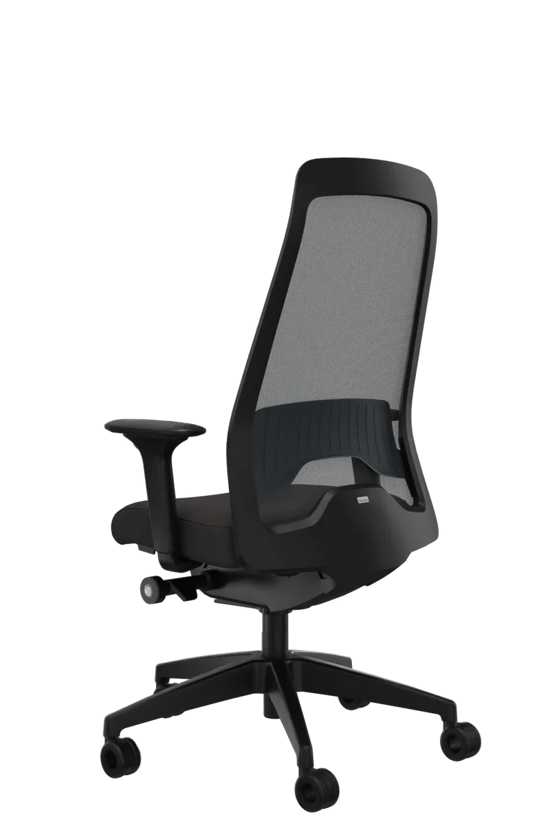 Interstuhl Every Select Plus EV 267 Bürostuhl Schwarz – verstellbare Flextech-Synchronmechanik und hohe Rückenlehne