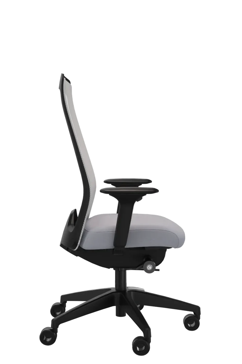 Interstuhl Every Select Plus EV 267 Bürostuhl Grauweiss – verstellbare Flextech-Synchronmechanik und hohe Rückenlehne