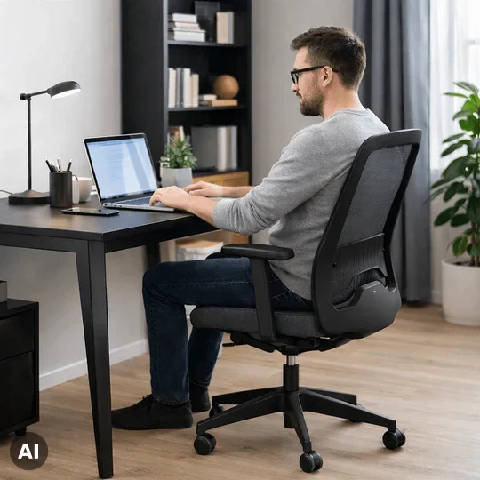 Interstuhl Every Runner (EV 256) Bürostuhl mit mittelhoher Netz-Rückenlehne