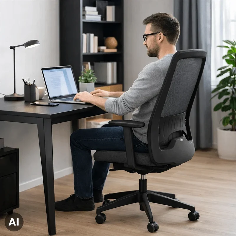 Interstuhl Every Runner (EV 257) Bürostuhl mit hoher Netz-Rückenlehne