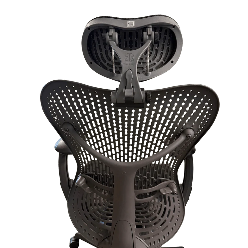 Herman Miller Mirra Chair 1 & OfficeLogixShop Headrest Bundle (Headrest is on pre-order)