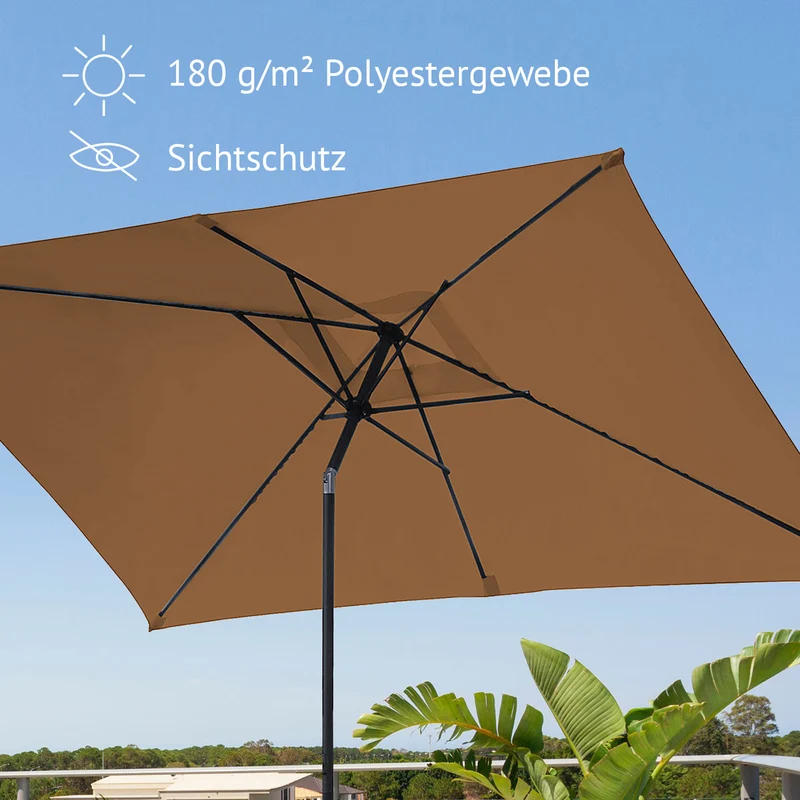 B-Ware Sonnenschirm 3 m Taupe