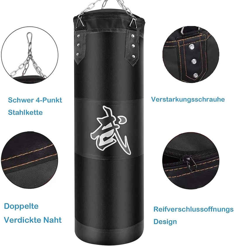 Boxsack Hängende Punchingsäcke Punching Bag - (Keine Füllung) MMA Muay Martial Arts Kickbox Kit Mit