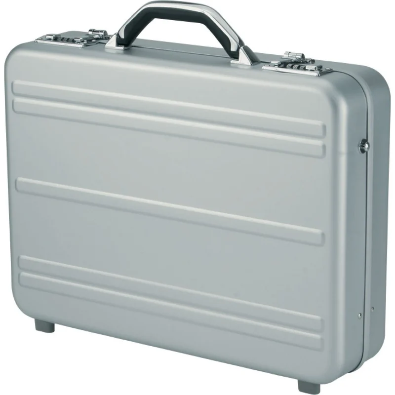 Alumaxx 45188 Attachékoffer Mercato, Alukoffer 34 x 45,5 x 11 cm, Silber Pilotenkoffer, Pilotenkoffe