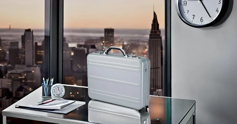Alumaxx 45188 Attachékoffer Mercato, Alukoffer 34 x 45,5 x 11 cm, Silber Pilotenkoffer, Pilotenkoffe
