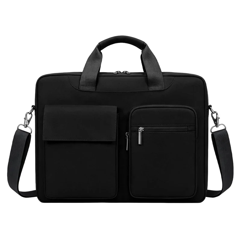 Laptoptasche 16 Zoll, Laptop Tasche Schultertasche und Business Aktentasche Herren Damen, Wasserabwe