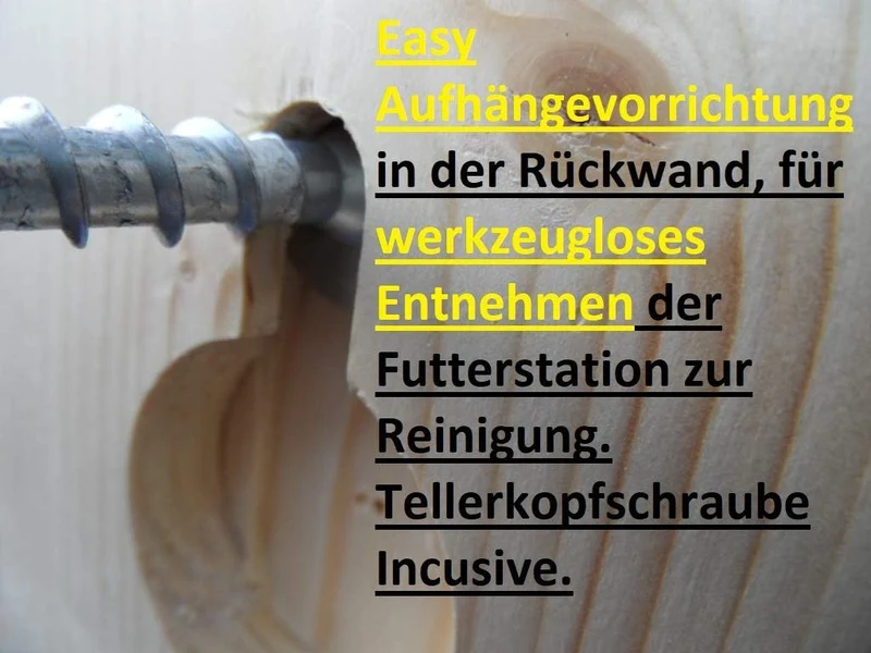 Qualität aus Niederbayern ARBRIKADREX XXXL Eichhörnchenfutterhaus WITTERUNGSBESTÄNDIG LÄRCHENHOLZ WE