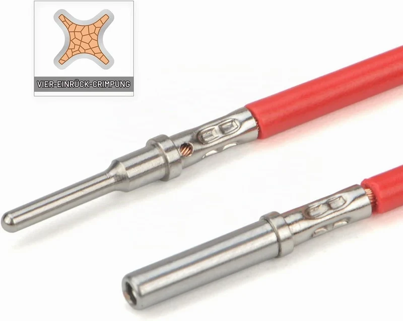 iCrimp IWD-1620 Solid Barrel Crimpzange 0,5–1,3 mm² DT Serie, IWD-1620