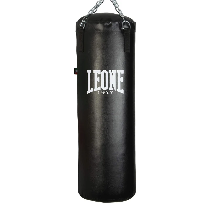LEONE 1947, Hergestellt in Italien Trainingstasche Schwarz 30 kg, Schwarz 30 kg