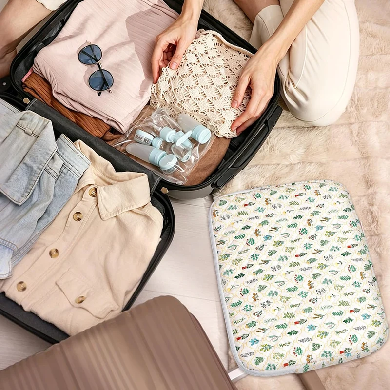 peacoblue Laptop Tasche Mit Reissverschluss, 14 Zoll Gepolsterte Laptophülle Muster Wildblumen, Wild