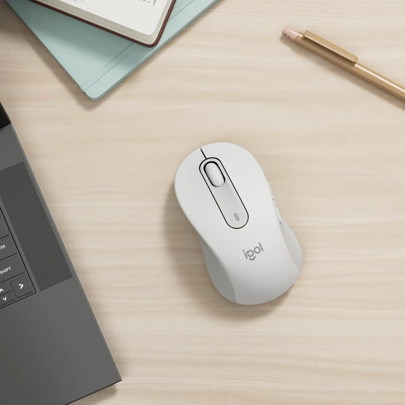 Logitech Signature M650 L Kabellose Maus - für grosse Hände, Leise Klicks, Anpassbare Seitentasten,