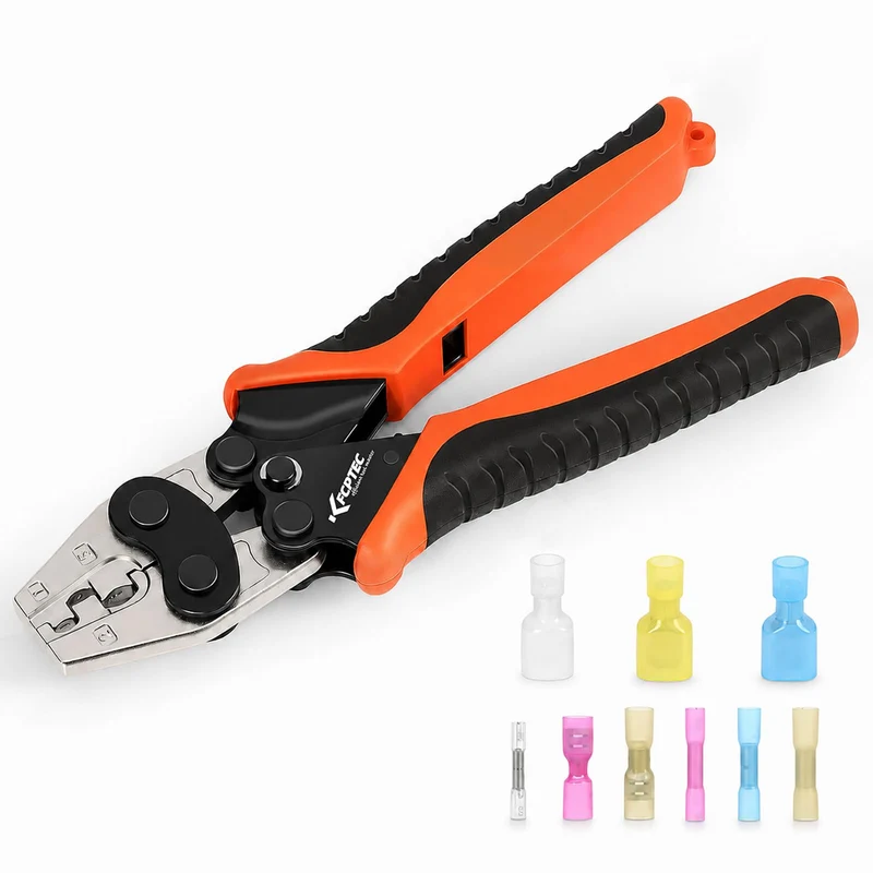 KF CPTEC Crimpzange für isolierte Endverbinder CE1/CE2/CE5, 0,5–6 mm²