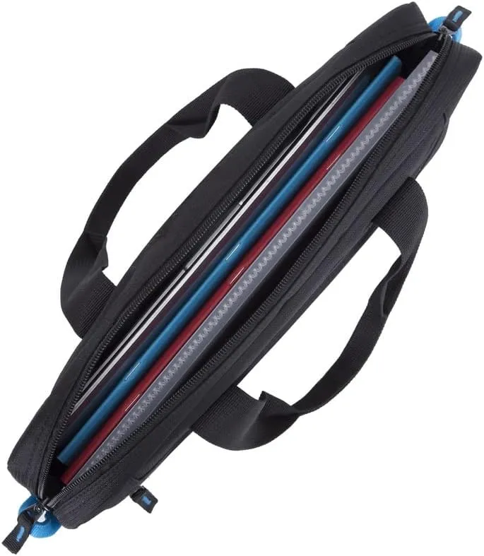 Rivacase Laptoptasche 16 Zoll - ultraleichte Notebooktasche - kompakte Umhängetasche Aktentasche Sch