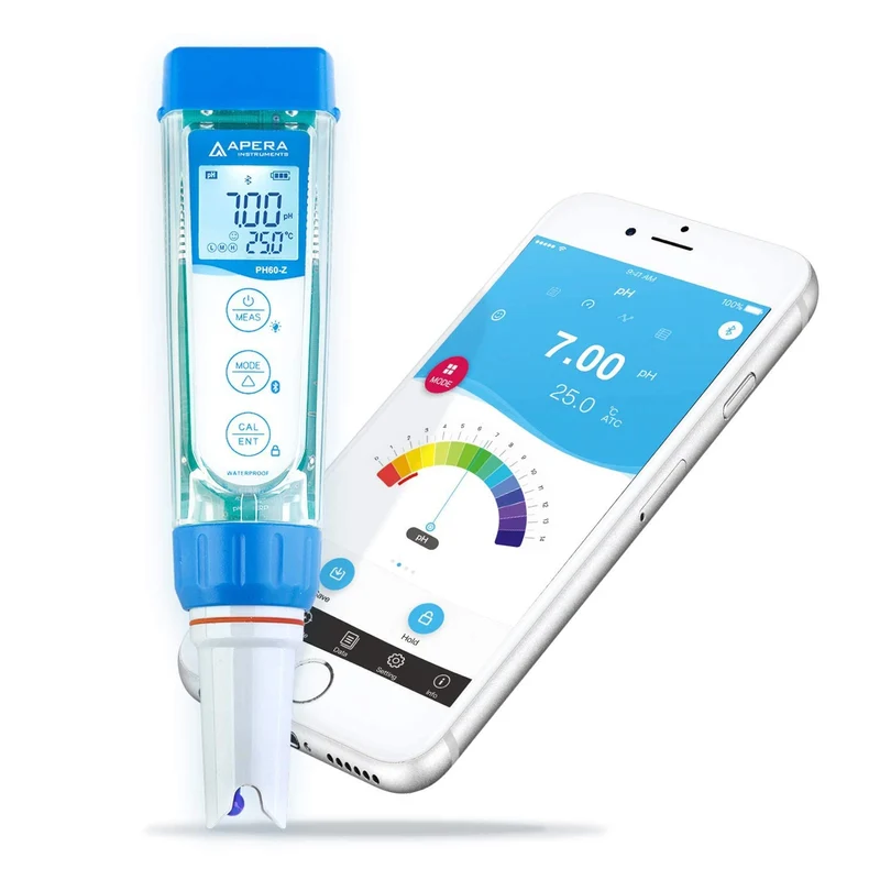 Apera Instruments PH60-Z Smart PH Messgerät (unterstützt durch die ZenTest Mobile App), AI3711