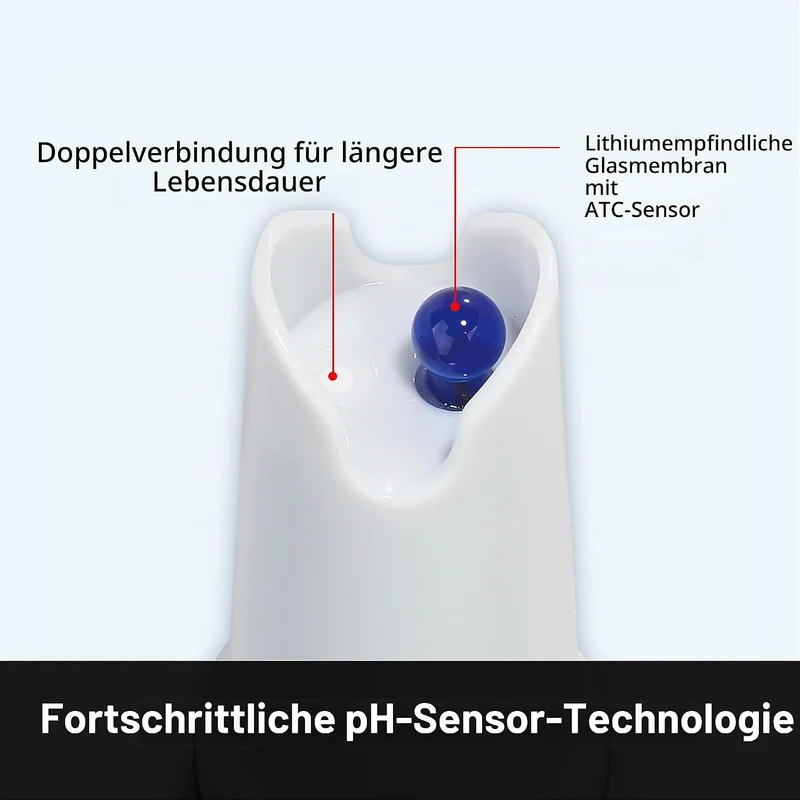 Apera Instruments PH60-Z Smart PH Messgerät (unterstützt durch die ZenTest Mobile App), AI3711