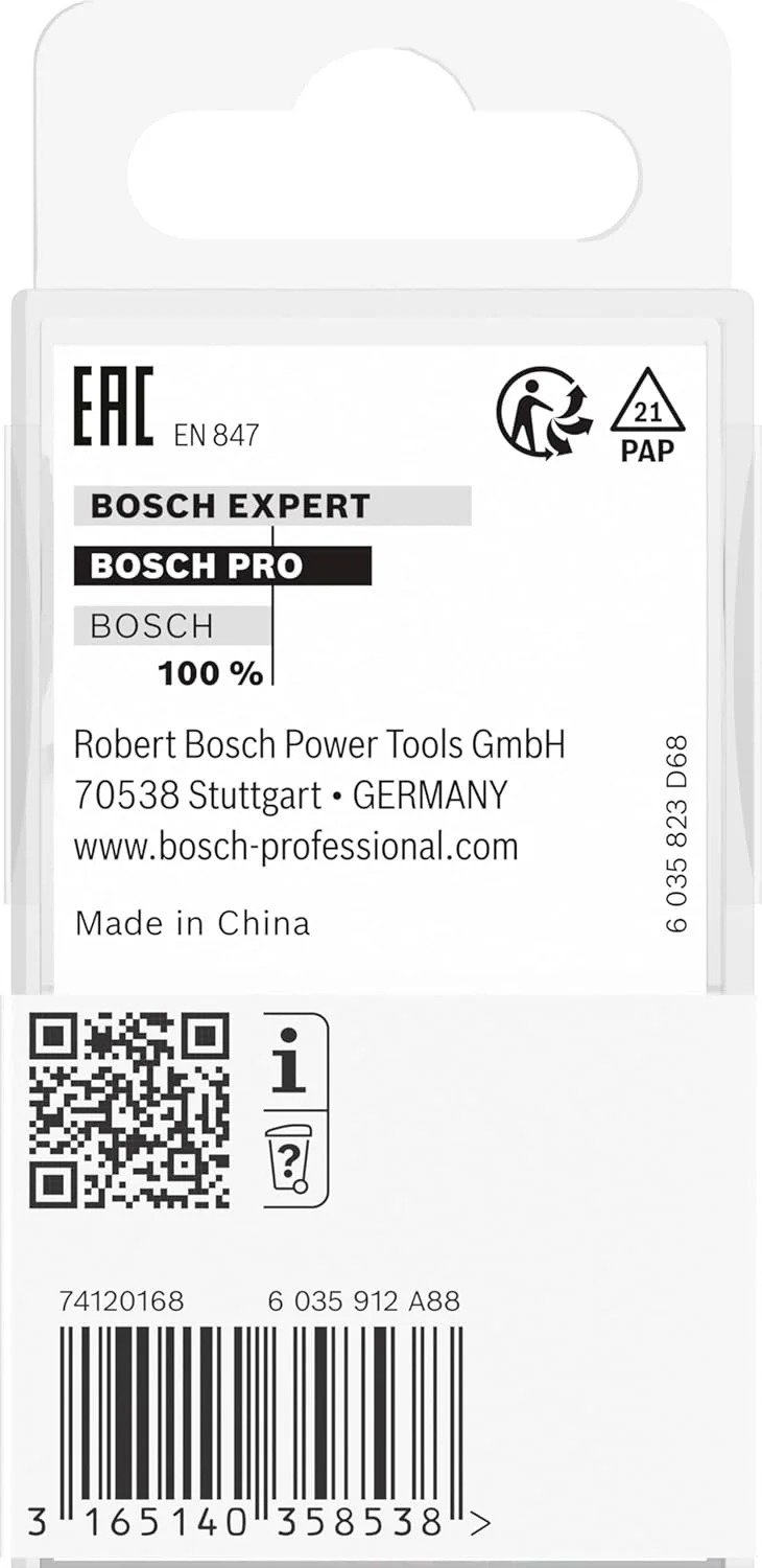 Bosch Professional Nutfräser Standard for Wood (für Holz, Ø 25 mm, Arbeitslänge 20 mm, Zubehör Handf