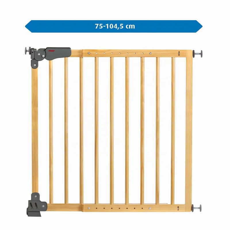 Reer 46221 Klemm- und Schraubgitter Basic, Holz, holzfarben Zum Klemmen und