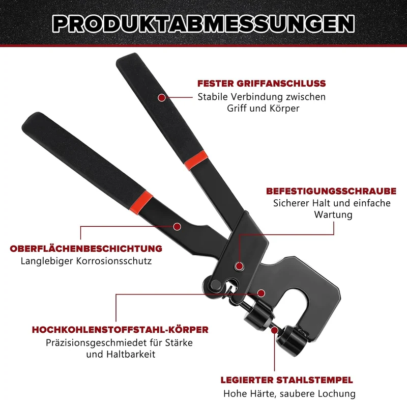 ELNLE Profilverbindungszange Trockenbau Zange Profil Verbundzange Trockenbau, Profilverbundzange Mas