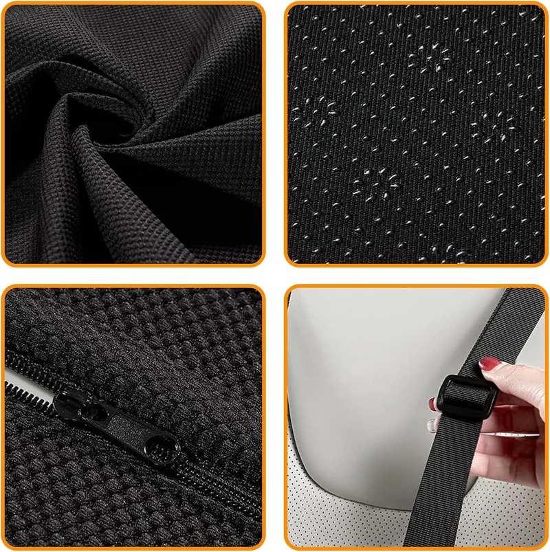 Lordosenstütze Auto Memory Foam mit verstellbarem Gurt für Büro und Zuhause