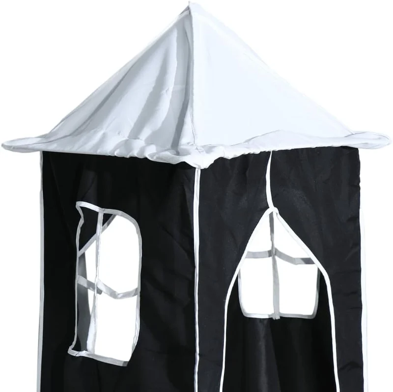 vidaXL Vorhänge, Vorhang Set für Hochbett Spielbett Kinderbett, Bettvorhang mit Tunnel Turm, Spielvo