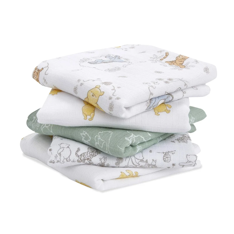 aden + anais™ essentials musy Spucktücher, Mulltücher-Set für Neugeborene & Kleinkinder, 100% Baumwo