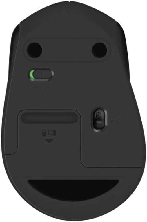Logitech M330 Silent Plus kabellose Maus, Schwarz