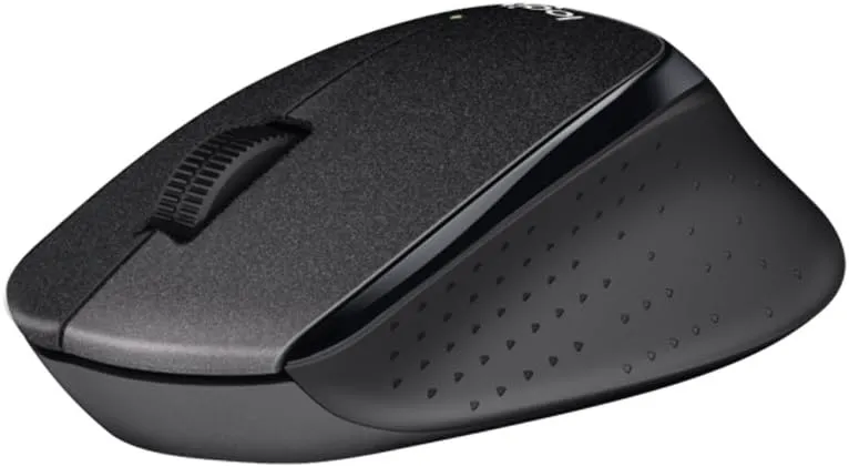Logitech M330 Silent Plus kabellose Maus, Schwarz