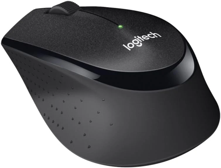 Logitech M330 Silent Plus kabellose Maus, Schwarz
