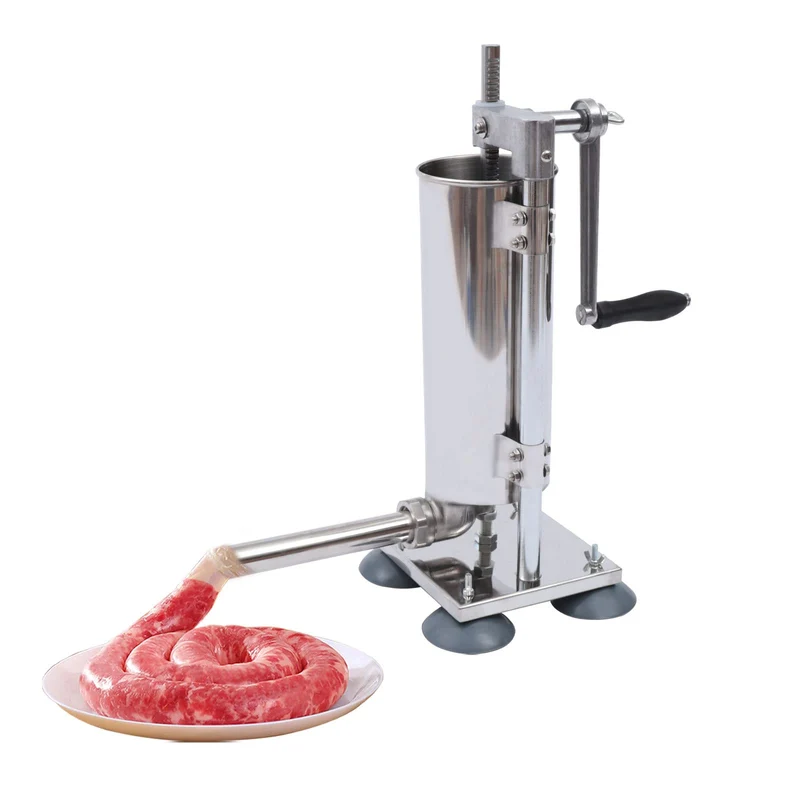 WurstfüLler Manuell Profi KüChe WurstfüLlmaschine Horizontale Aus Edelstahl Mit Saugfuss Verpackt 4
