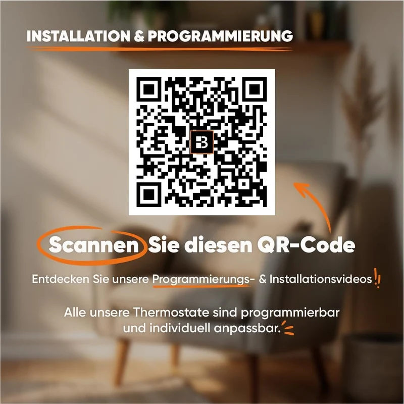 BESTHERM Bestherm Lesso Connect Elektroheizkörper Heizung, WLAN, mit trockener Trägheit, Keramik, 15