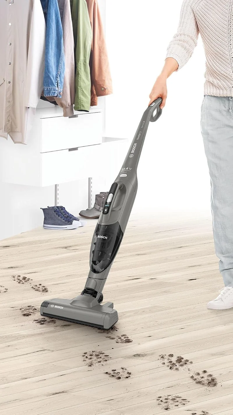 Bosch BBHF214G, Besen-und Besensauger, grau