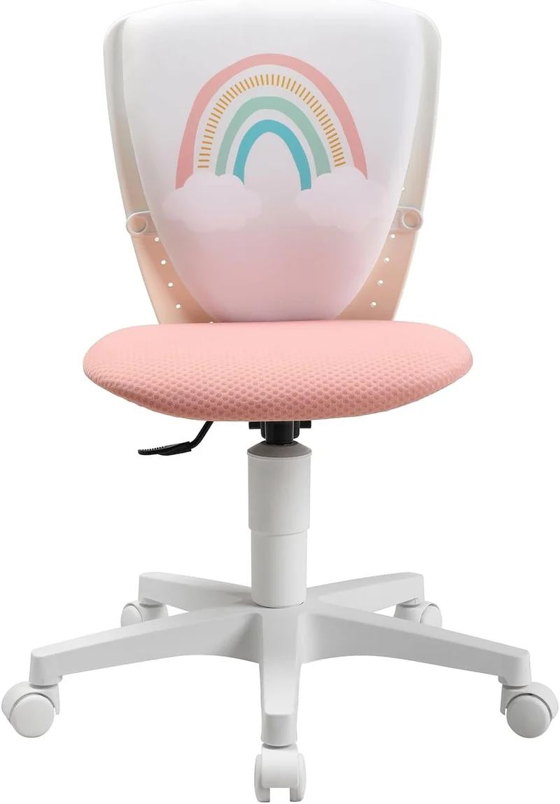 TOPSTAR S'cool 3 Kinderdrehstuhl mit Motivstoff – ergonomischer Schreibtischstuhl für Kinder – höhen