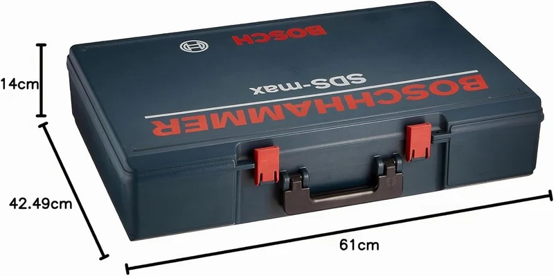 Bosch Professional Zubehör 2605438396 Kunststoffkoffer 620 x 410 x 132 mm, 620 x 410 x 132 mm
