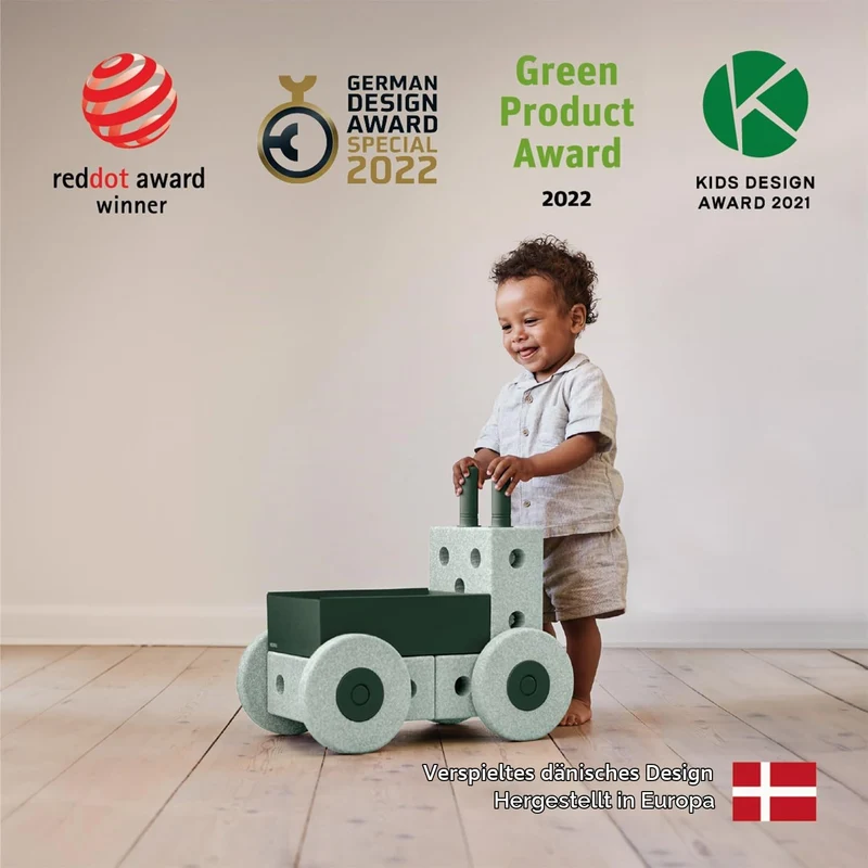 MODU 3-in-1 Baby Walker Ocean Mint - Laufwagen, Schubkarre + Tritthocker und mehr - NEU - schönes na