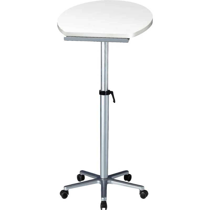 MAUL | Stehpult | ergonomisch | BxT 600 x 520 mm | höhenverstellbar | Weiss | flexibles Arbeiten im