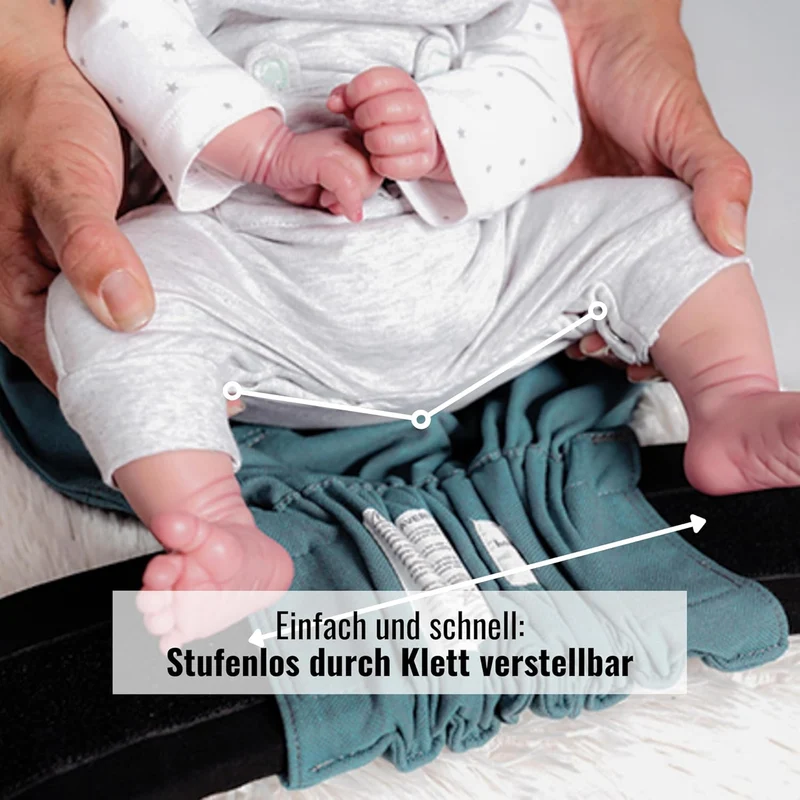 KOKADI Babytrage Flip X Heart2Heart Lagoon - Grösse: Babysize