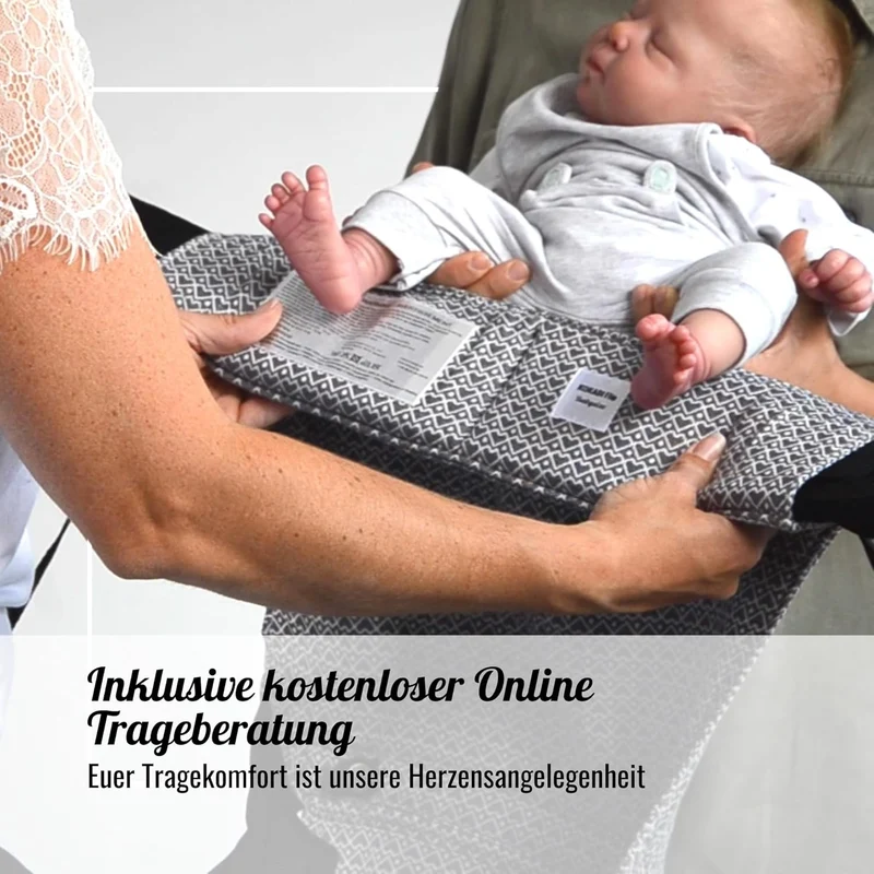KOKADI Babytrage Flip X Heart2Heart Lagoon - Grösse: Babysize