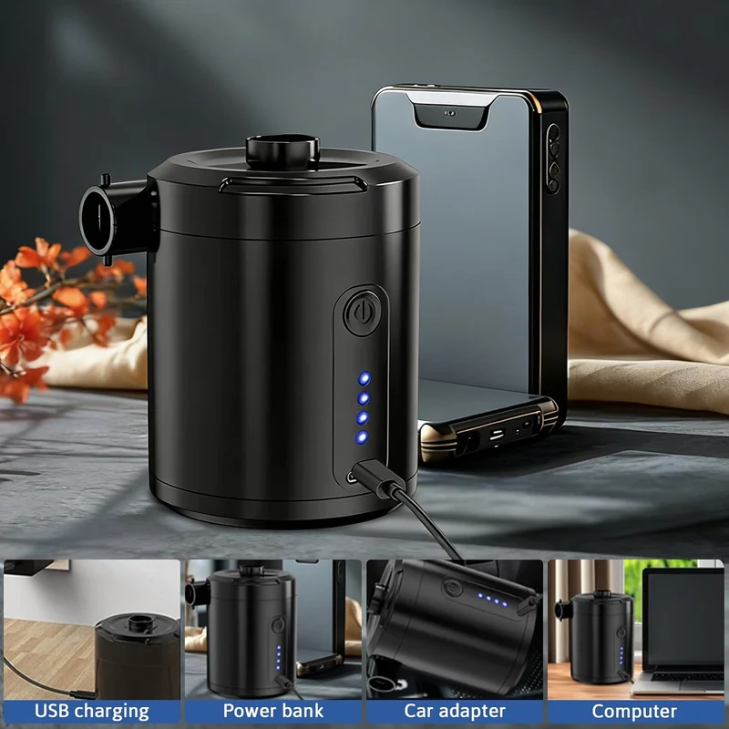 Herbst Elektrische Luftpumpe, 5200mAH Tragbare Luftpumpe Elektrisch