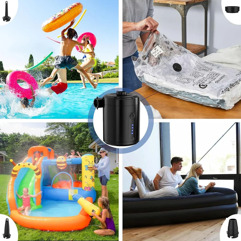Herbst Elektrische Luftpumpe, 5200mAH Tragbare Luftpumpe Elektrisch