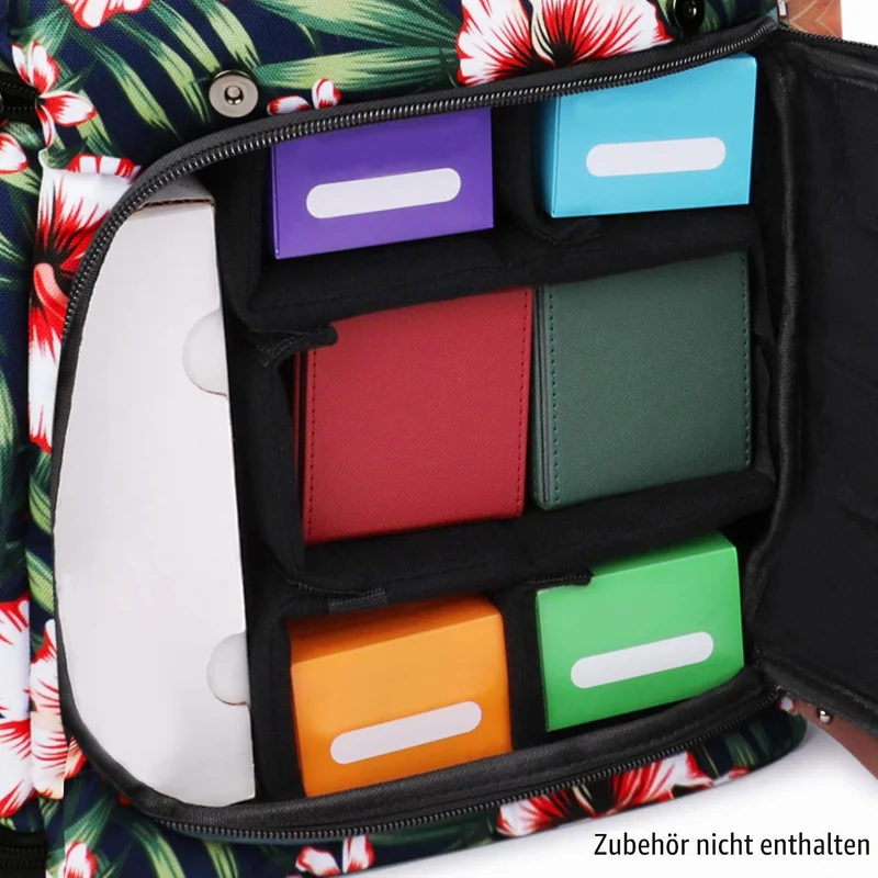ENHANCE Sammelkarten-Aufbewahrungsbox, Rucksack in voller Grösse für Spielkarten – Platz für Karteno