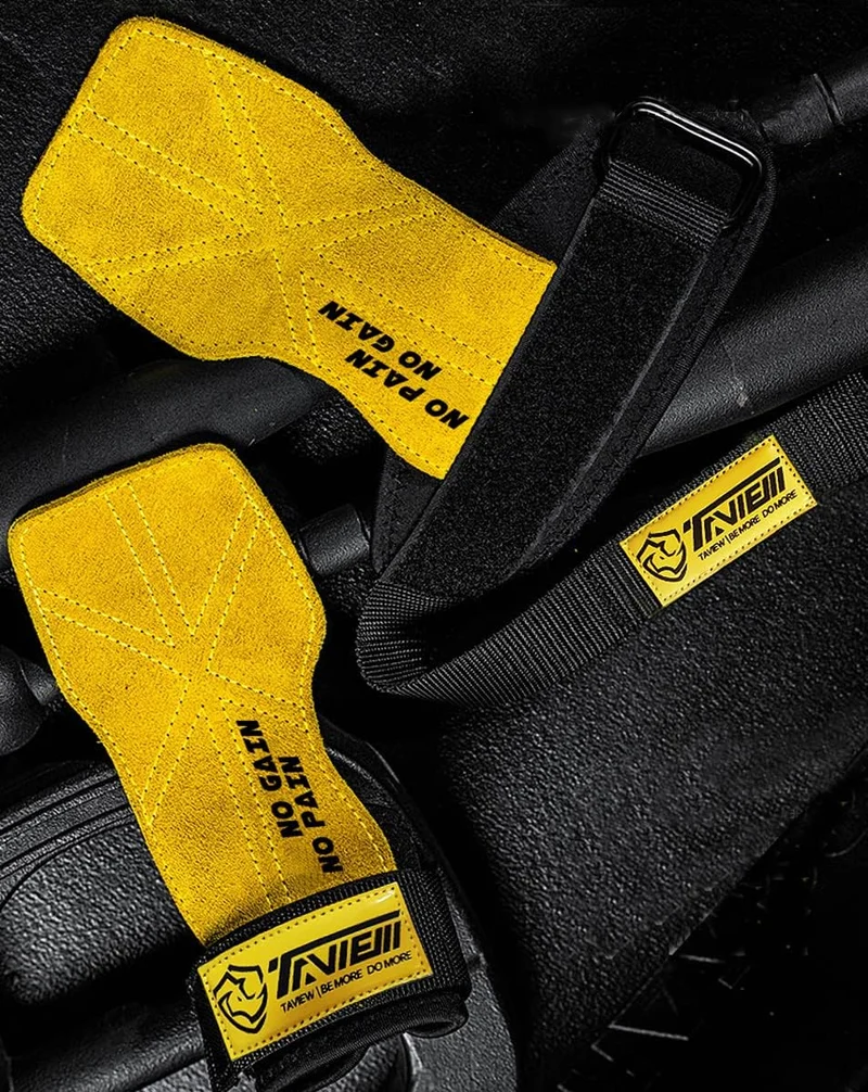 TAVIEW Premium Gewichtheber-Handgelenkhaken für maximale Griffunterstützung – Kreuzhebenhandschuhe u
