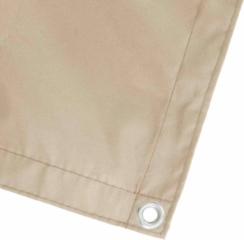 vidaXL Balkon Sichtschutz 150 x 300 cm Stoff mit PU-Beschichtung Beige Beige 150 x 300 cm, Beige 150