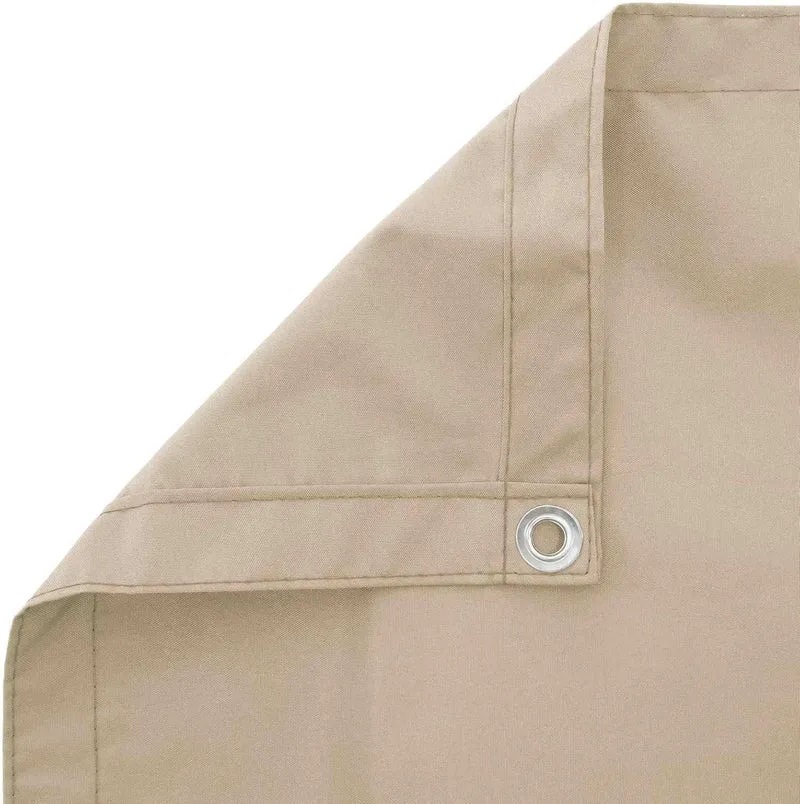 vidaXL Balkon Sichtschutz 150 x 300 cm Stoff mit PU-Beschichtung Beige Beige 150 x 300 cm, Beige 150