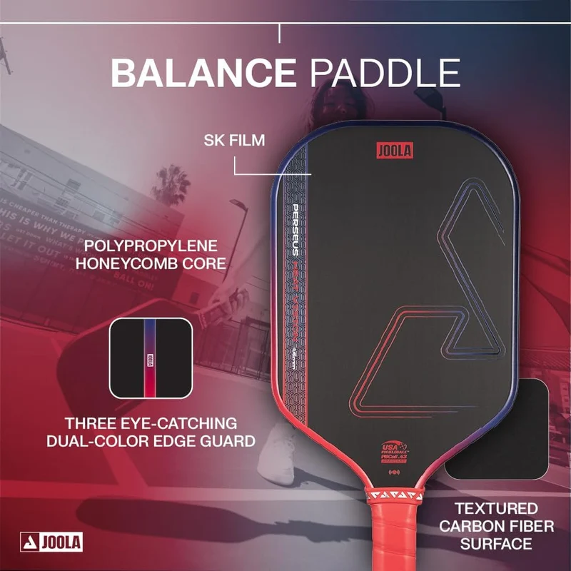 JOOLA Vision/Double Vision Pickleball-Paddel,SK-Folie zur Reduzierung von Vibrationen, USAP-genehmig