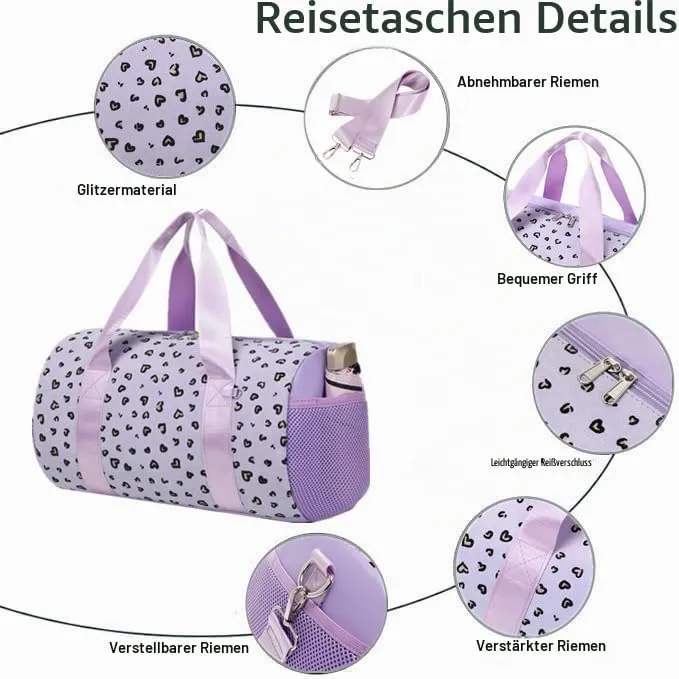 Tanztasche für Mädchen - Ballett- und Schwimmtasche Lila Liebe Lila, Liebe Lila