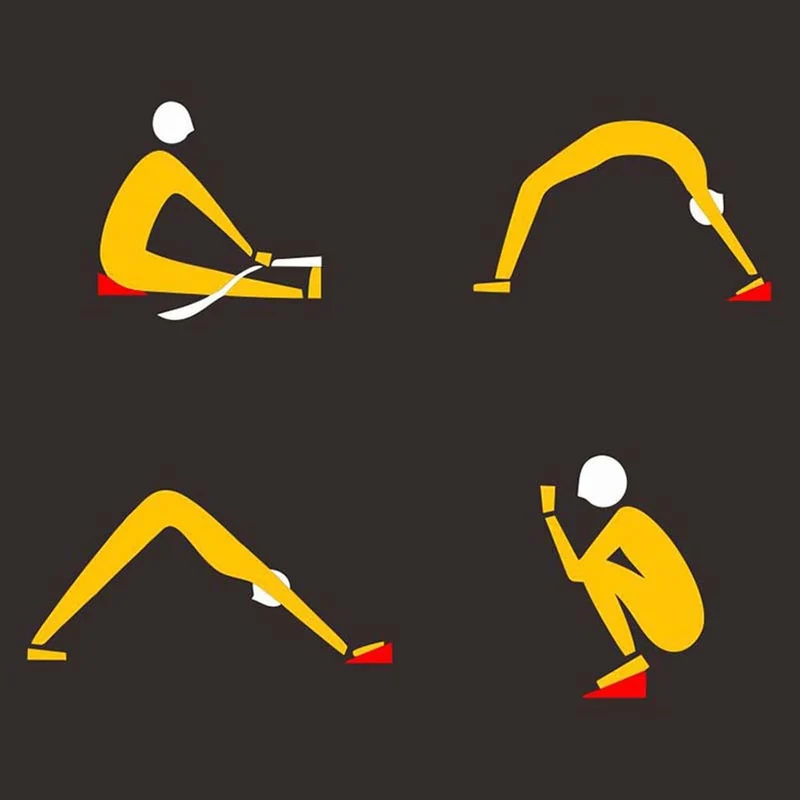 Squat Wedge Blocks, Schrägbrett für Kniebeugen,Wasserdichtes Waden-Stretch-Keil-Schrägbrett - Leicht