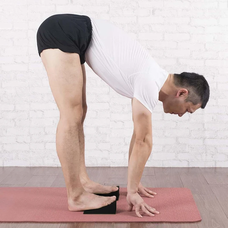 Squat Wedge Blocks, Schrägbrett für Kniebeugen,Wasserdichtes Waden-Stretch-Keil-Schrägbrett - Leicht