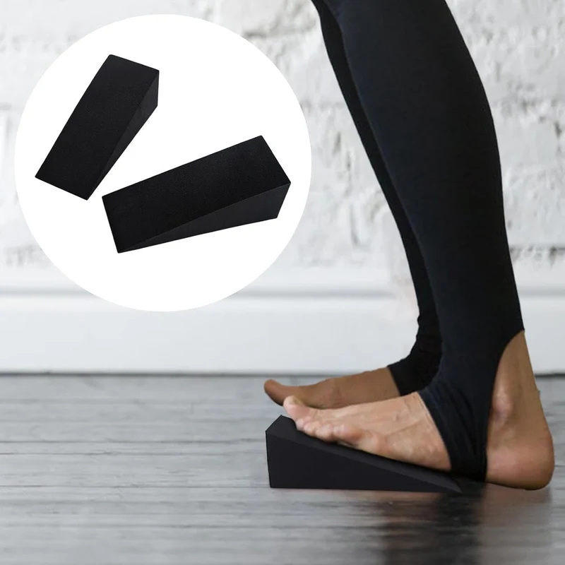Squat Wedge Blocks, Schrägbrett für Kniebeugen,Wasserdichtes Waden-Stretch-Keil-Schrägbrett - Leicht
